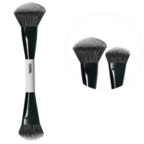 Двусторонняя кисть для тона MAKE UP BY MARIO F4 Foundation and Face Brush