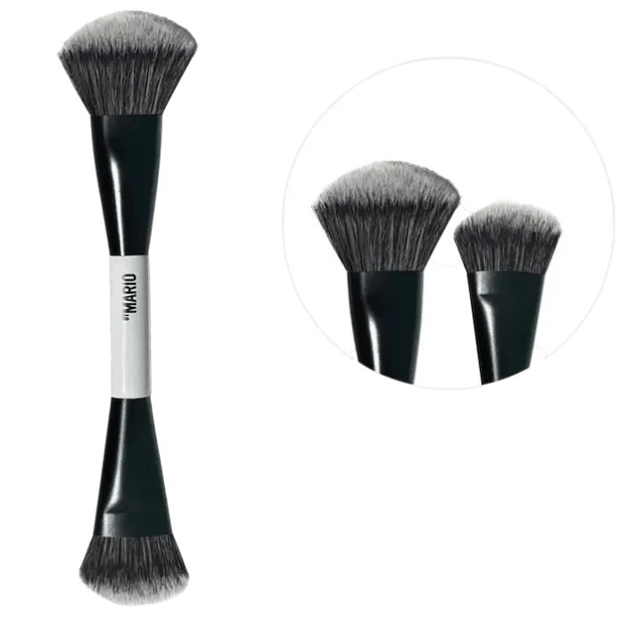 Двусторонняя кисть для тона MAKE UP BY MARIO F4 Foundation and Face Brush