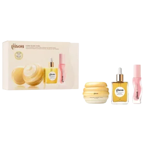 Набор для волос и губ Gisou Honey Glow Icons Hair & Lip Set