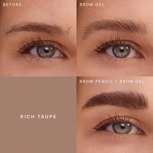 Оттеночный гель для бровей Rare Beauty Brow Harmony Flexible Lifting and Laminating Eyebrow Gel - Rich Taupe