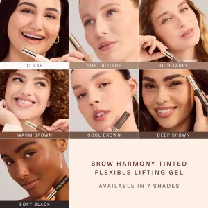 Оттеночный гель для бровей Rare Beauty Brow Harmony Flexible Lifting and Laminating Eyebrow Gel - Rich Taupe