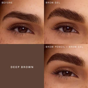 Оттеночный гель для бровей Rare Beauty Brow Harmony Flexible Lifting and Laminating Eyebrow Gel - Deep Brown