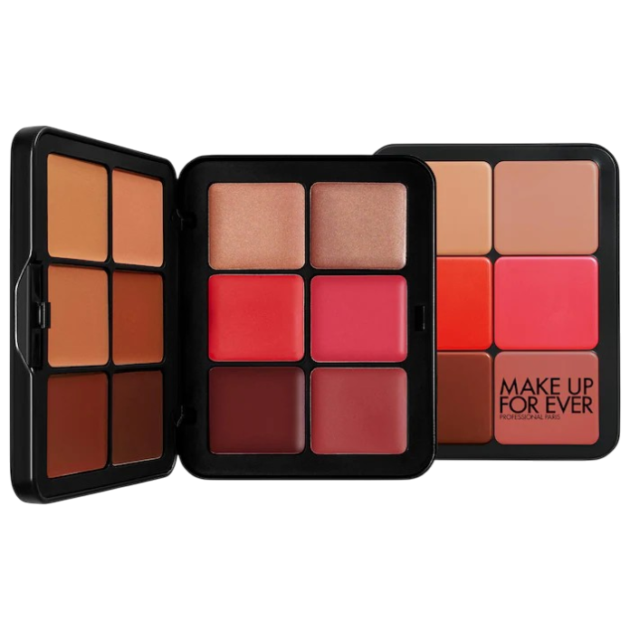 Кремовая палетка для лица MAKE UP FOR EVER HD Skin Face Essentials Long-Lasting Full Face Cream Palette - 2 Tan to Deep