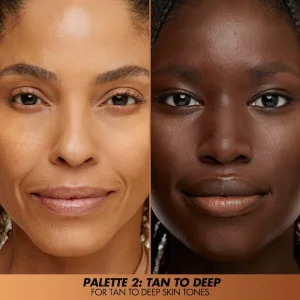 Кремовая палетка для лица MAKE UP FOR EVER HD Skin Face Essentials Long-Lasting Full Face Cream Palette - 2 Tan to Deep