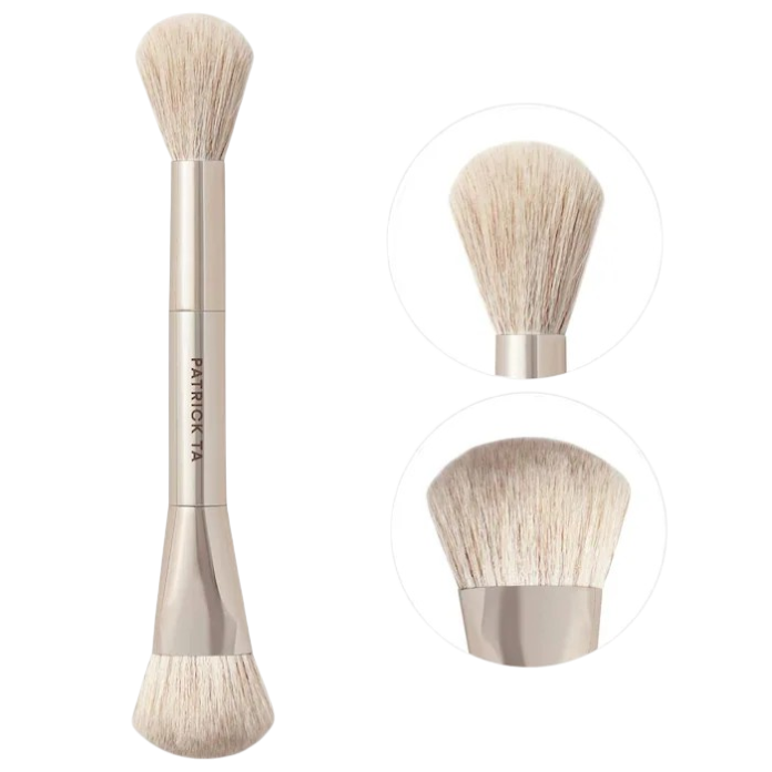 Двусторонняя кисть для румян PATRICK TA Dual Ended Precision Blush Brush 