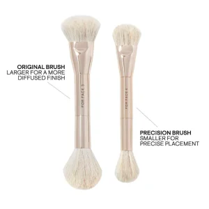 Двусторонняя кисть для румян PATRICK TA Dual Ended Full Size Blush Brush