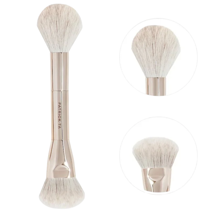 Двусторонняя кисть для румян PATRICK TA Dual Ended Full Size Blush Brush