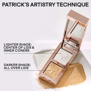 Мерцающий дуэт теней для глаз PATRICK TA  Major Dimension Eye Illusion Eyeshadow Duo - Talk To My Team