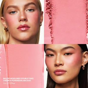 Дуэт кремовых и пудровых румян PATRICK TA Major Headlines Double-Take Crème & Powder Blush Duo - Out Of Office
