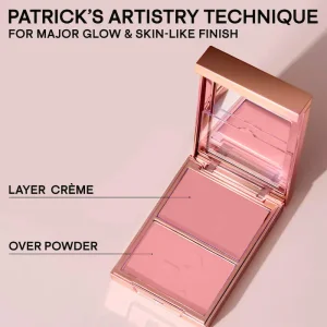 Дуэт кремовых и пудровых румян PATRICK TA Major Headlines Double-Take Crème & Powder Blush Duo - Out Of Office