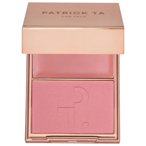 Дуэт кремовых и пудровых румян PATRICK TA Major Headlines Double-Take Crème & Powder Blush Duo - Out Of Office