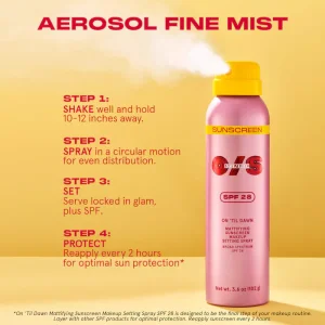 ONE/SIZE by Patrick Starrr On 'Til Dawn Makeup Setting Spray with SPF 28 - 142 ml makiyaj fiksatori
