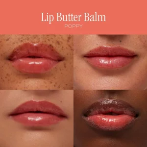 Summer Fridays Lip Butter Balm for Hydration & Shine - Poppy rang beruvchi balzam