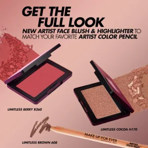 Пудра-хайлайтер для лица MAKE UP FOR EVER Artist Longwear Skin-fusing Powder Highlighter - H170 Limitless Cocoa