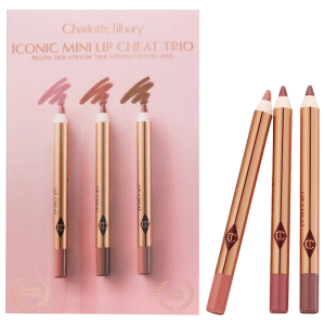 Мини-набор карандашей для губ Charlotte Tilbury Mini Iconic Lip Cheat Lip Liner Trio