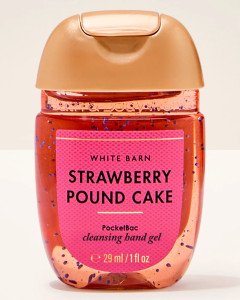 Антибактериальный гель для рук Bath & Body Works PocketBac Strawberry Pound Cake
