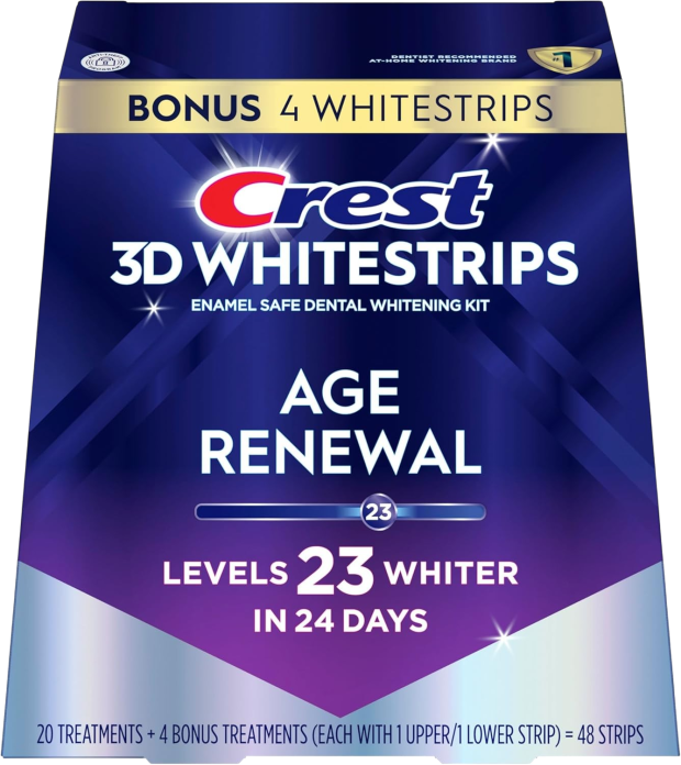 Набор для отбеливания зубов Crest 3D Whitestrips Age Renewal - 24 пакетиков