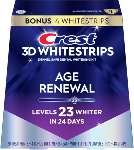 Crest 3D Whitestrips Professional Effects - 24 пакетиков oqartiruvchi tasmalar to'plami 23-daraja