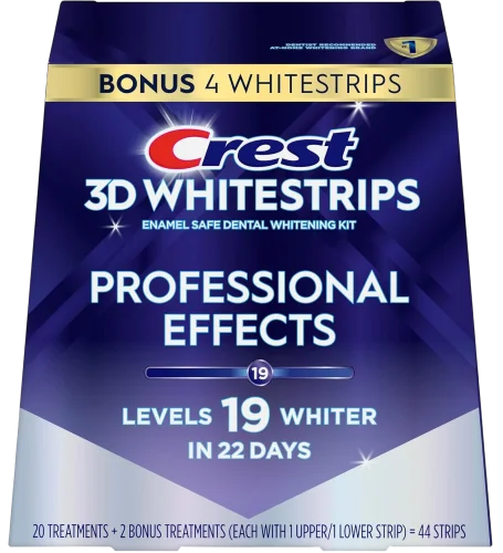 Набор полосок для отбеливания Crest 3D Whitestrips Professional Effects - 22 пакетиков