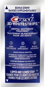 Crest 3D Whitestrips Professional Effects oqartiruvchi tish polosalari
