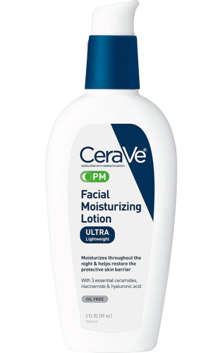 Ночной увлажняющий крем с гиалуроновой кислотой и ниацинамидом CeraVe PM Facial Moisturizing Lotion - 89ml