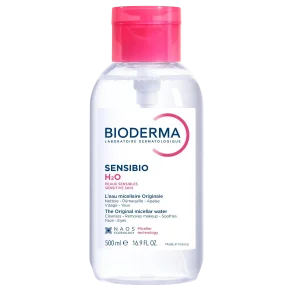 Мицеллярная вода для чувствительной кожи с помпой BIODERMA sensibio h2o 500ml