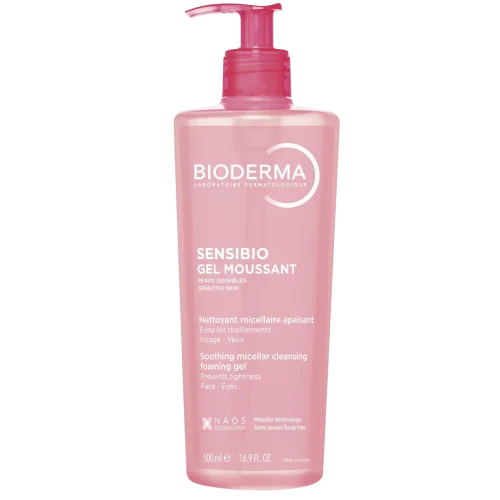 Гель-мусс для умывания чувствительной кожи Bioderma Sensibio Gel Moussant - 500ml