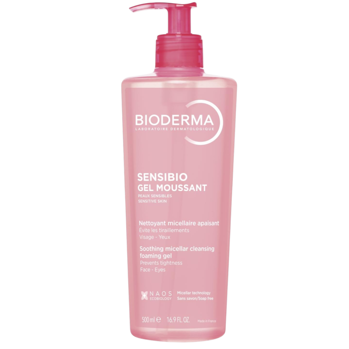 Гель-мусс для умывания чувствительной кожи Bioderma Sensibio Gel Moussant - 500ml