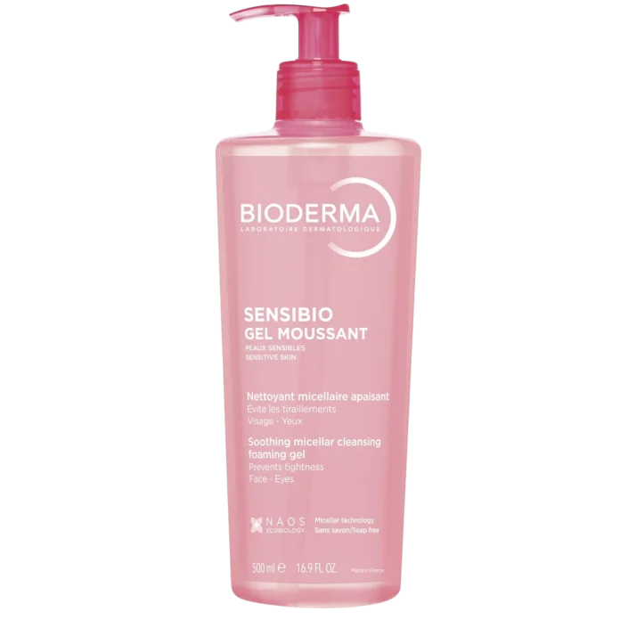 Bioderma Sensibio Gel Moussant - 500ml sezgir teri uchun yuvish geli-mussi