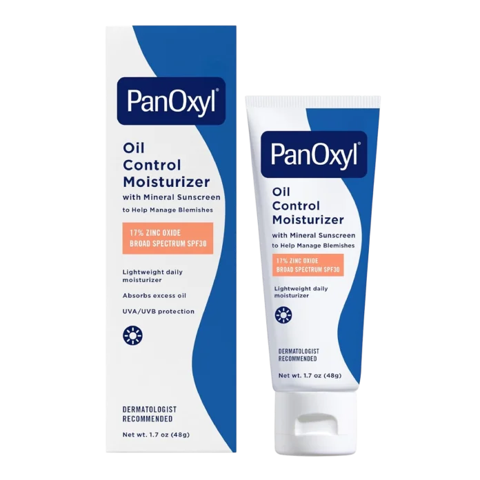 PanOxyl Oil Control Moisturizer, 17% Zinc Oxide, SPF 30 - 48 g yog'li terini nazorat qiluvchi namlovchi krem