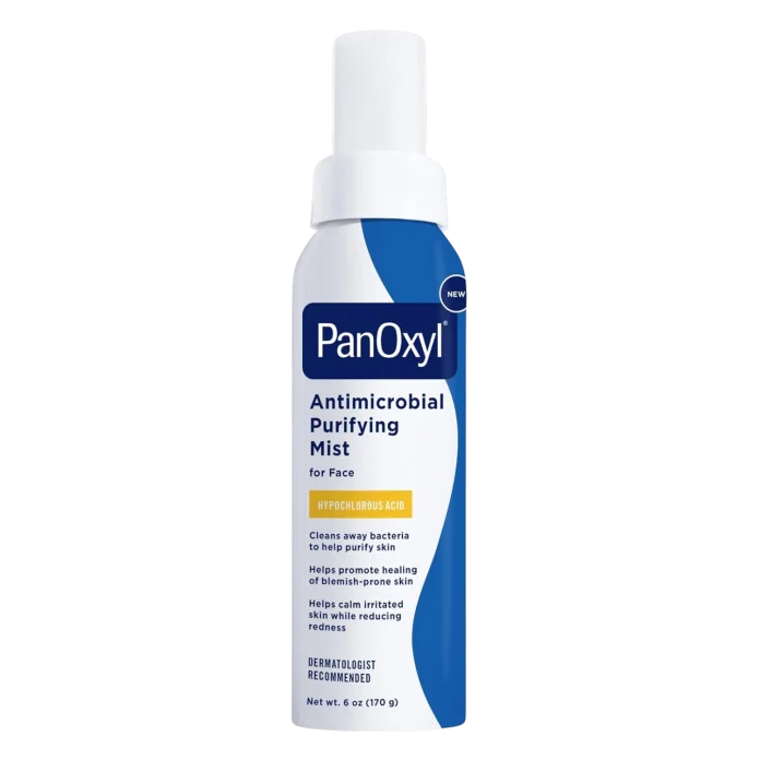 PanOxyl Antimicrobial Purifying Mist, Hypochlorous Acid, For Face - 170 g antimikrob tozalovchi sprey