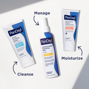Антимикробный очищающий спрей PanOxyl Antimicrobial Purifying Mist, Hypochlorous Acid, For Face - 170 g