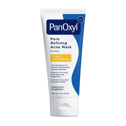 Маска для сужения пор и борьбы с акне для лица PanOxyl Pore Refining Acne Mask, 5% Colloidal Sulfur - 85 g