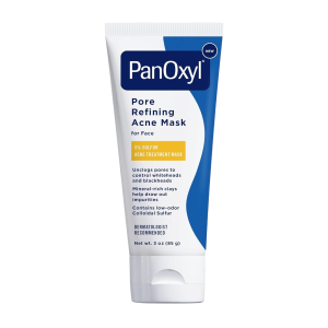 Маска для сужения пор и борьбы с акне для лица PanOxyl Pore Refining Acne Mask, 5% Colloidal Sulfur - 85 g