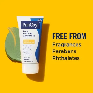 Маска для сужения пор и борьбы с акне для лица PanOxyl Pore Refining Acne Mask, 5% Colloidal Sulfur - 85 g