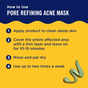 Маска для сужения пор и борьбы с акне для лица PanOxyl Pore Refining Acne Mask, 5% Colloidal Sulfur - 85 g