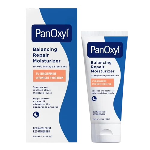 Ночной восстанавливающий увлажняющий крем PanOxyl PM Balancing Repair Moisturizer with 4% Niacinamide - 85 g