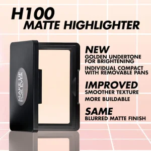 Пудра-хайлайтер для лица MAKE UP FOR EVER Artist Longwear Skin-fusing Powder Highlighter - H130 Wherever Pearl