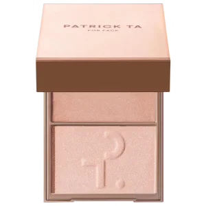 Дуэт кремового и пудрового хайлайтера PATRICK TA Major Glow Creme & Powder Light Reflecting Translucent Highlighter Duo - Sugar