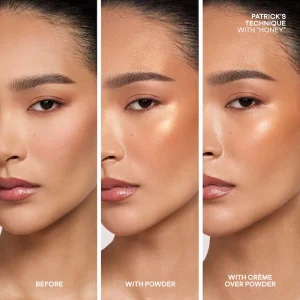 Дуэт кремового и пудрового хайлайтера PATRICK TA Major Glow Creme & Powder Light Reflecting Translucent Highlighter Duo - Honey