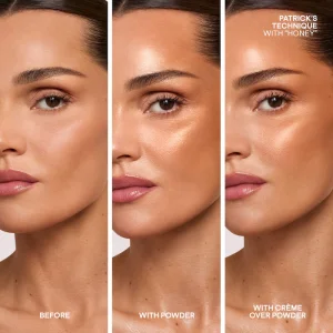 Дуэт кремового и пудрового хайлайтера PATRICK TA Major Glow Creme & Powder Light Reflecting Translucent Highlighter Duo - Honey