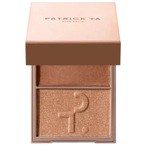 Дуэт кремового и пудрового хайлайтера PATRICK TA Major Glow Creme & Powder Light Reflecting Translucent Highlighter Duo - Honey