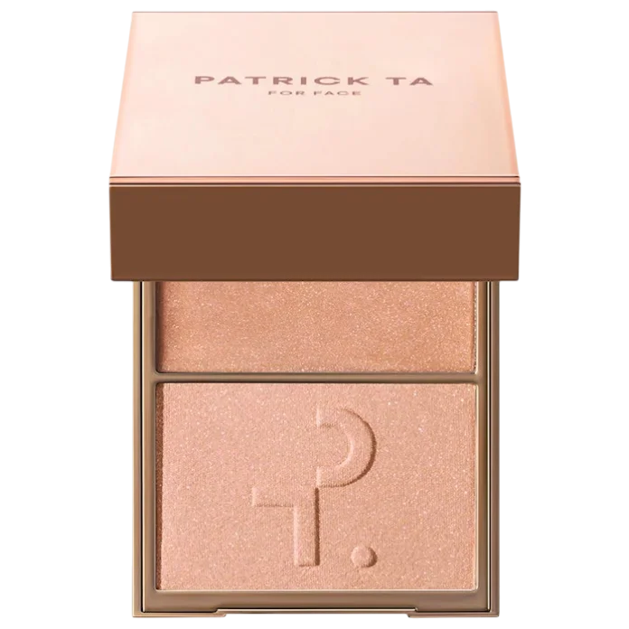 PATRICK TA Major Glow Creme & Powder Light Reflecting Translucent Highlighter Duo - Daddy kremli va pudrali haylayter dueti