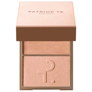 Дуэт кремового и пудрового хайлайтера PATRICK TA Major Glow Creme & Powder Light Reflecting Translucent Highlighter Duo - Daddy