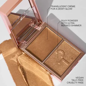 Дуэт кремового и пудрового хайлайтера PATRICK TA Major Glow Creme & Powder Light Reflecting Translucent Highlighter Duo - Daddy
