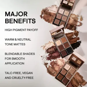 Палетка матовых теней PATRICK TA Major Dimension Essential Artistry Edit Eyeshadow Palette - Deep