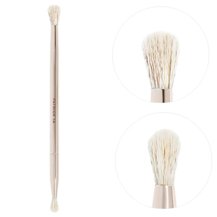 Двусторонняя кисть для теней PATRICK TA Dual Ended Eyeshadow Brush
