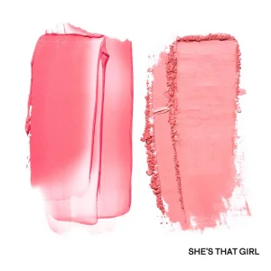PATRICK TA Mini Major Headlines Double-Take Crème & Powder Blush Duo - She's That Girl kremli va pudrali rumyananing mini-dueti