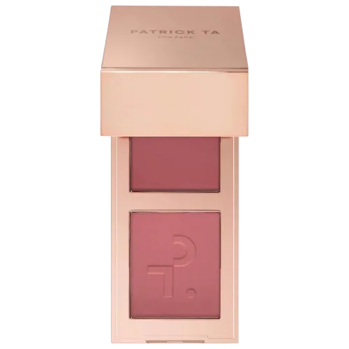 Мини-дуэт кремовых и пудровых румян PATRICK TA Mini Major Headlines Double-Take Crème & Powder Blush Duo - She Goes To The Gym