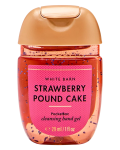 Антибактериальный гель для рук Bath & Body Works PocketBac Strawberry Pound Cake